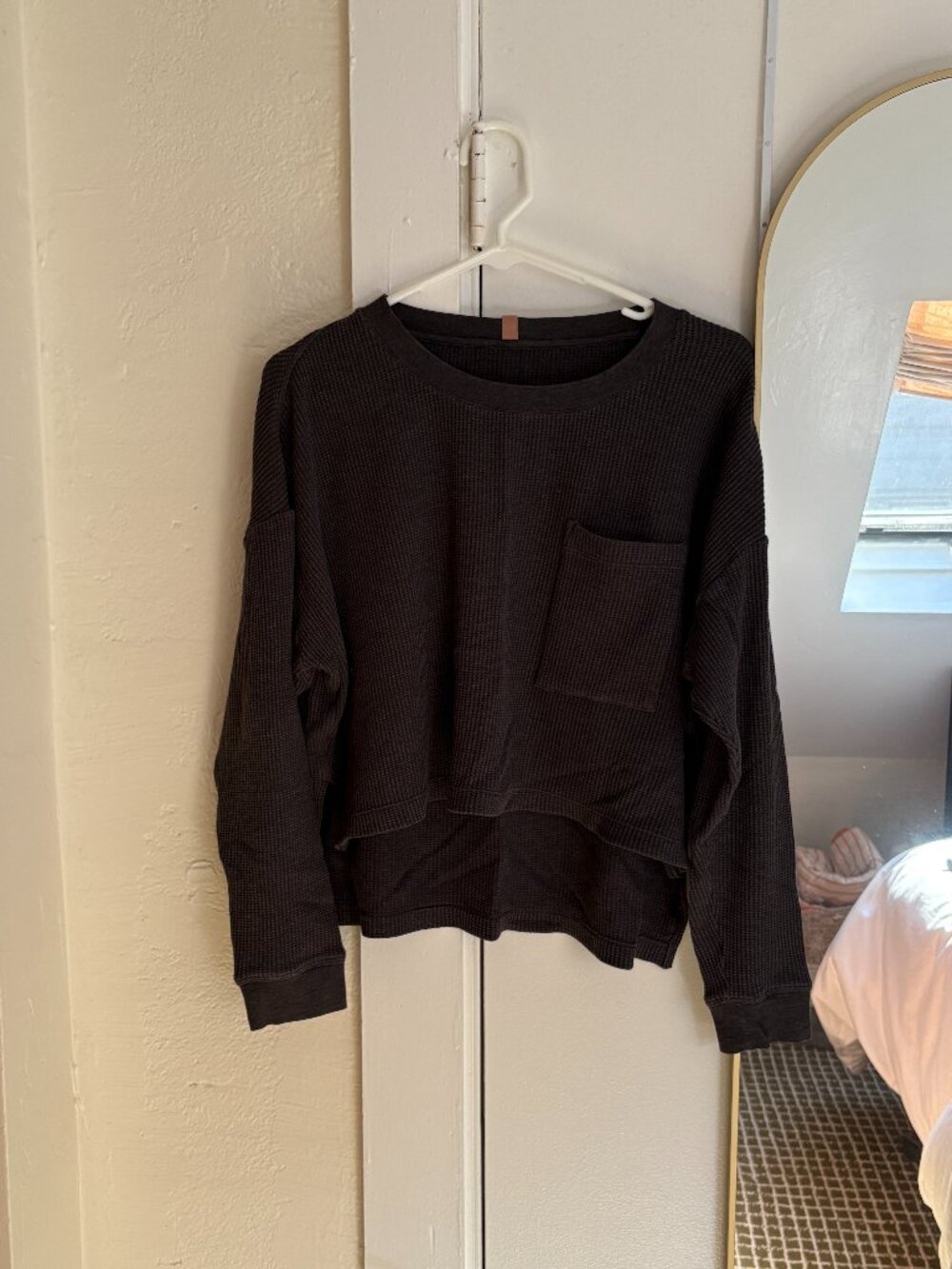 Lunya Restore Thermal Long-Sleeve Top and Matching Joggers - XS/S, Gray